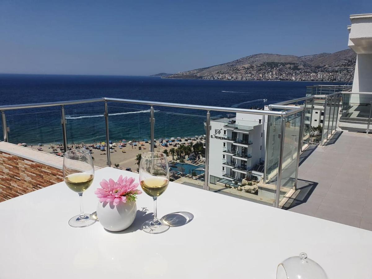 Sadet's Penthouse Saranda Apartment Exterior foto