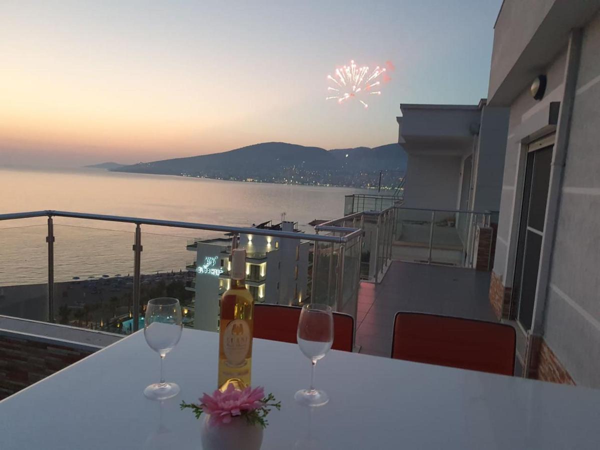 Sadet's Penthouse Saranda Apartment Exterior foto