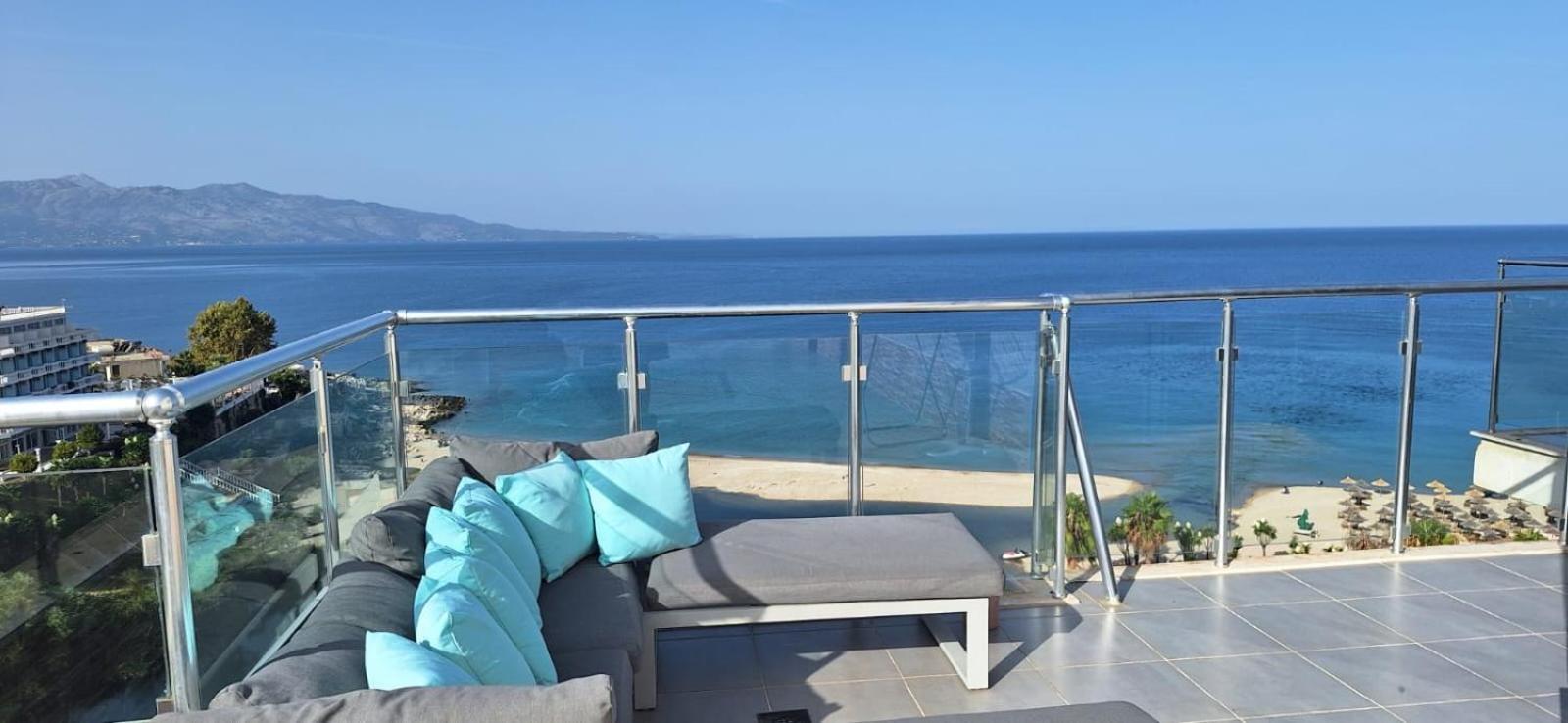 Sadet's Penthouse Saranda Apartment Exterior foto