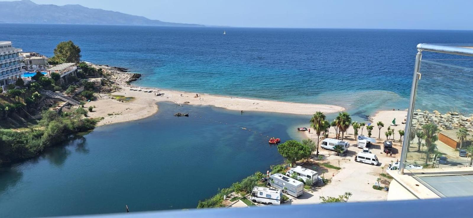 Sadet's Penthouse Saranda Apartment Exterior foto