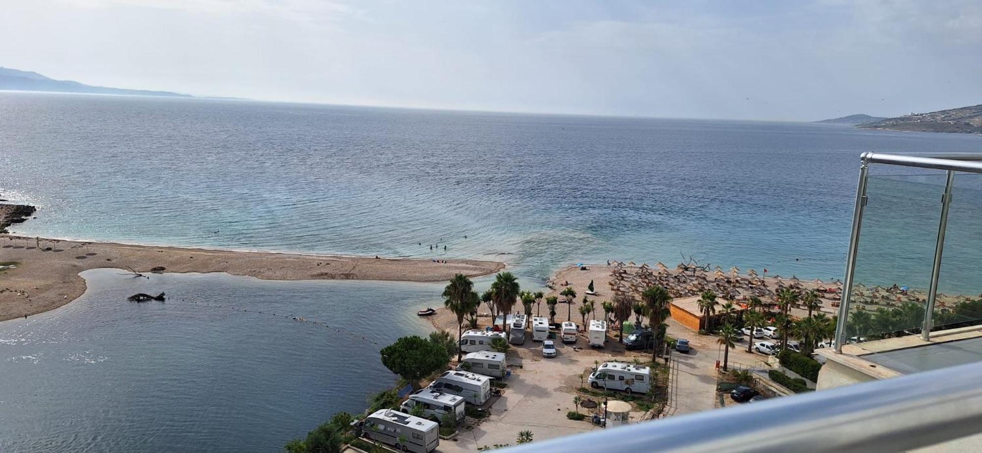 Sadet's Penthouse Saranda Apartment Exterior foto