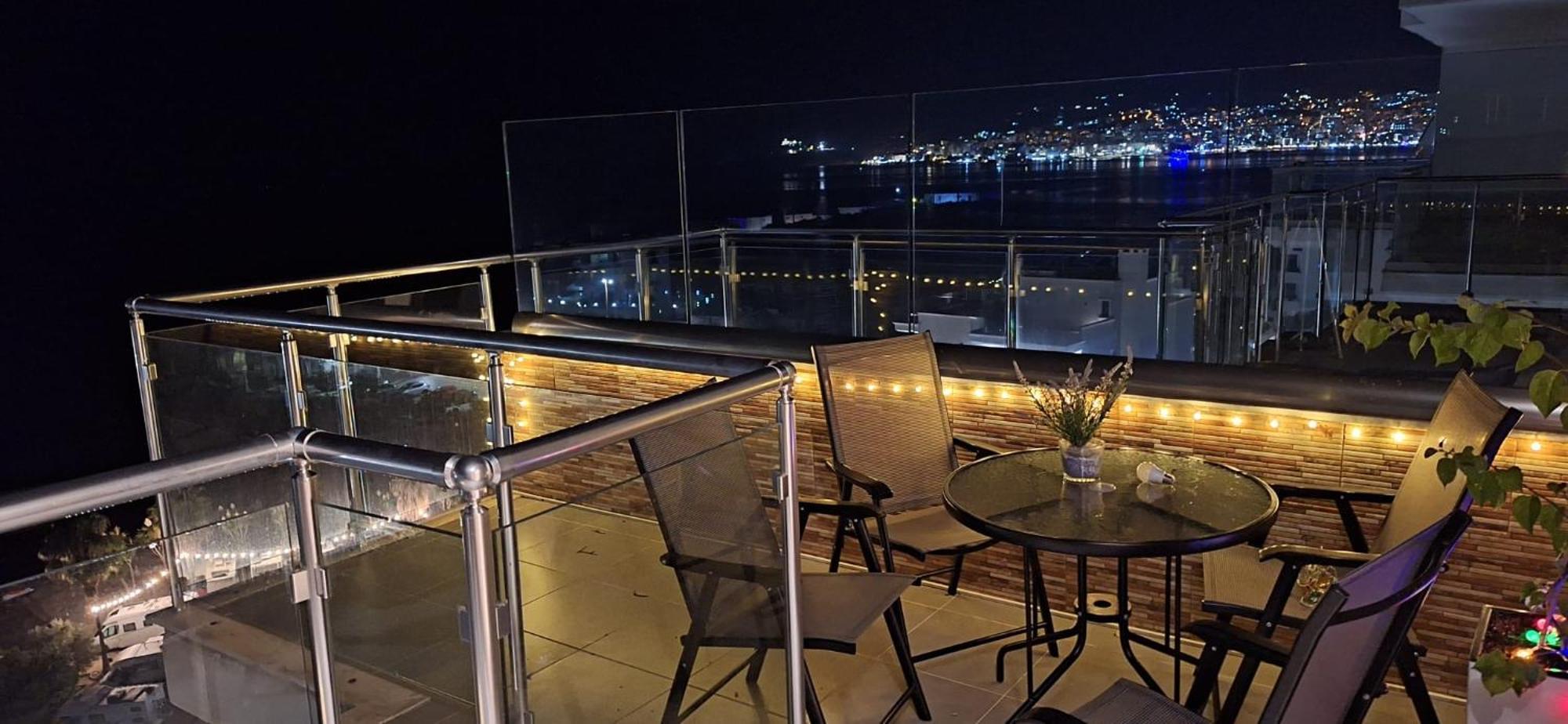 Sadet's Penthouse Saranda Apartment Exterior foto