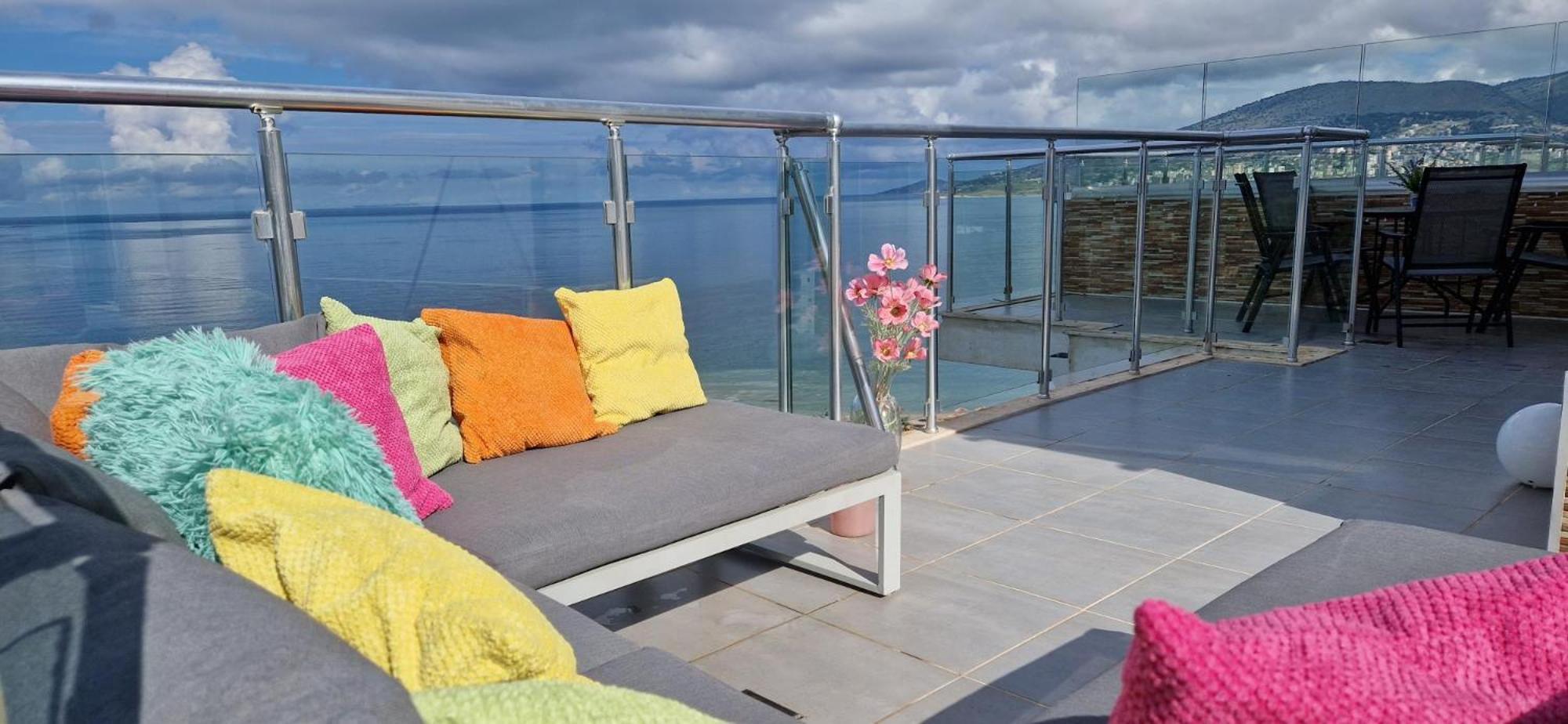 Sadet's Penthouse Saranda Apartment Exterior foto
