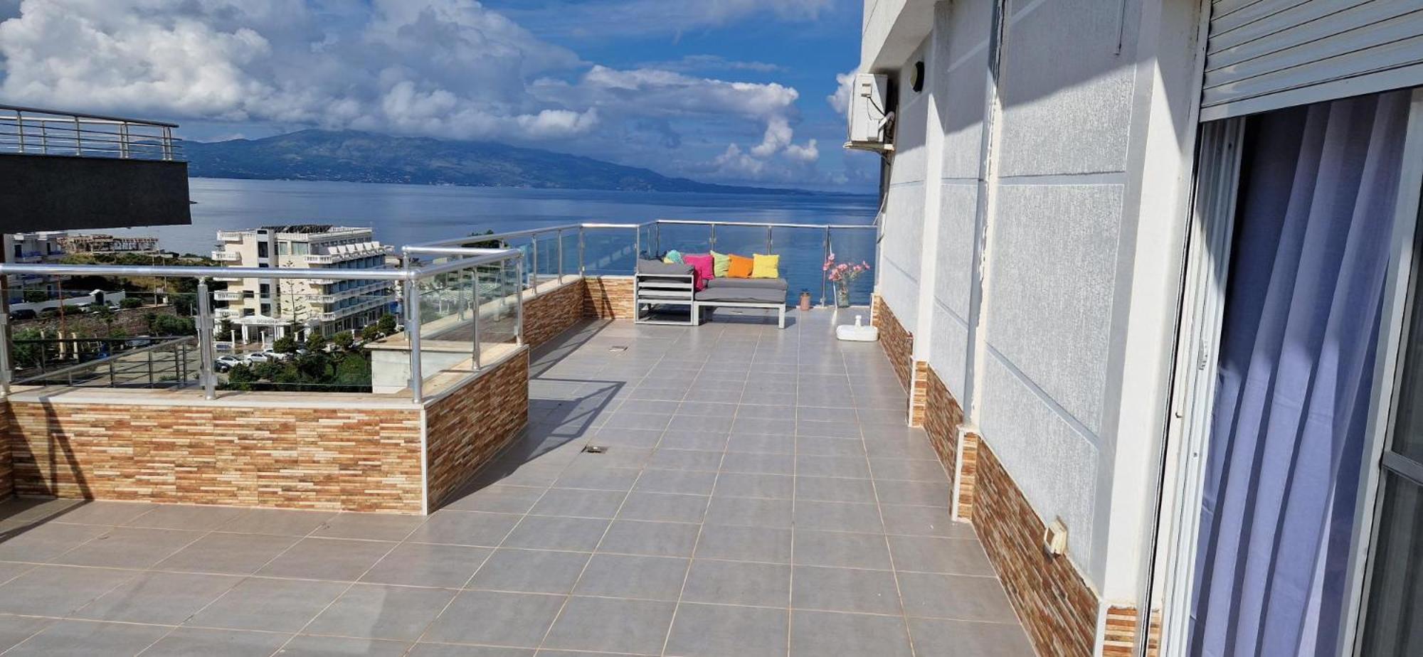 Sadet's Penthouse Saranda Apartment Exterior foto