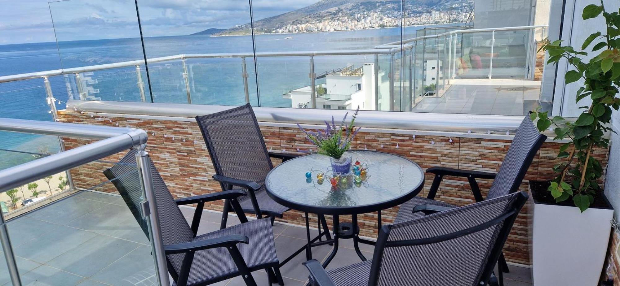 Sadet's Penthouse Saranda Apartment Exterior foto